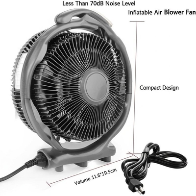 Nivel de ruido inferior a 70 dB ventilador de soplador de aire inflable diseño compacto 19.8*11.6*19.5cm volumen 3.5M longitud del cable de alimentación